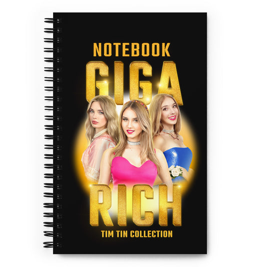 SPIRAL NOTEBOOK "TIM TIN SCHOOL GIGA RICH"