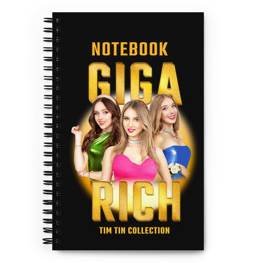 SPIRAL NOTEBOOK TIM TIN "GIGA RICH"