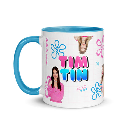 MUG WITH COLOR INSIDE "TIM TIN SCHOOL"