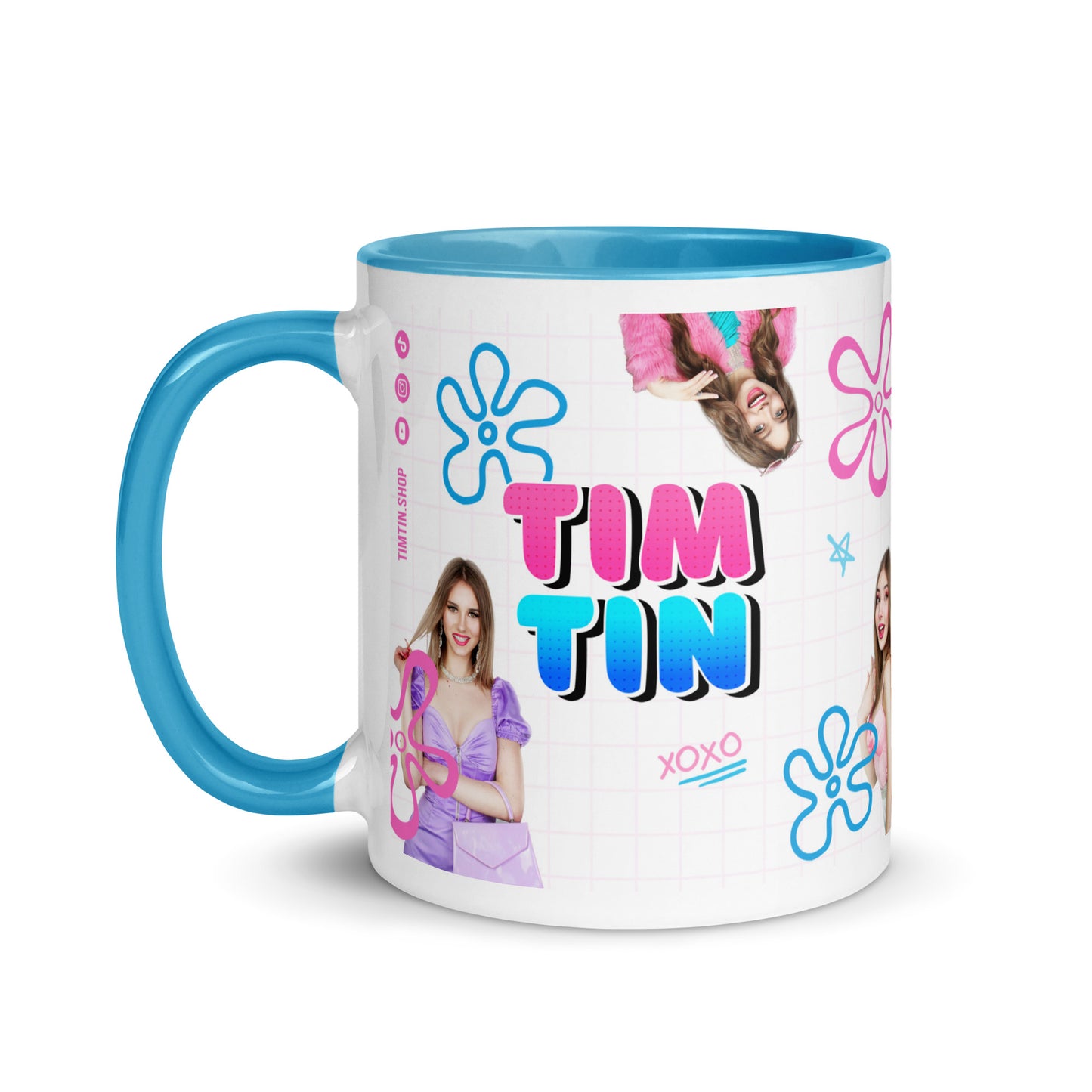 MUG WITH COLOR INSIDE "TIM TIN SCHOOL"