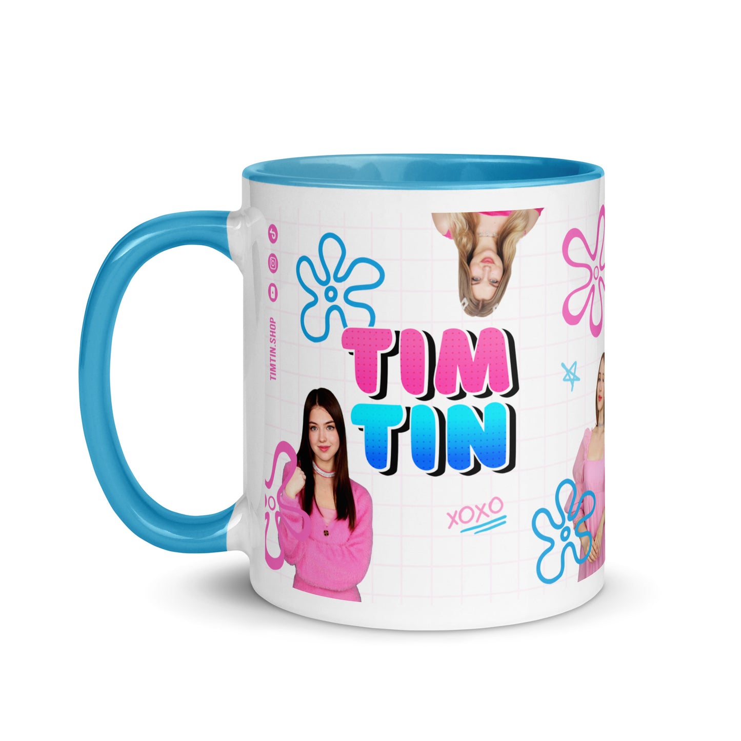 MUG WITH COLOR INSIDE "TIM TIN SCHOOL"