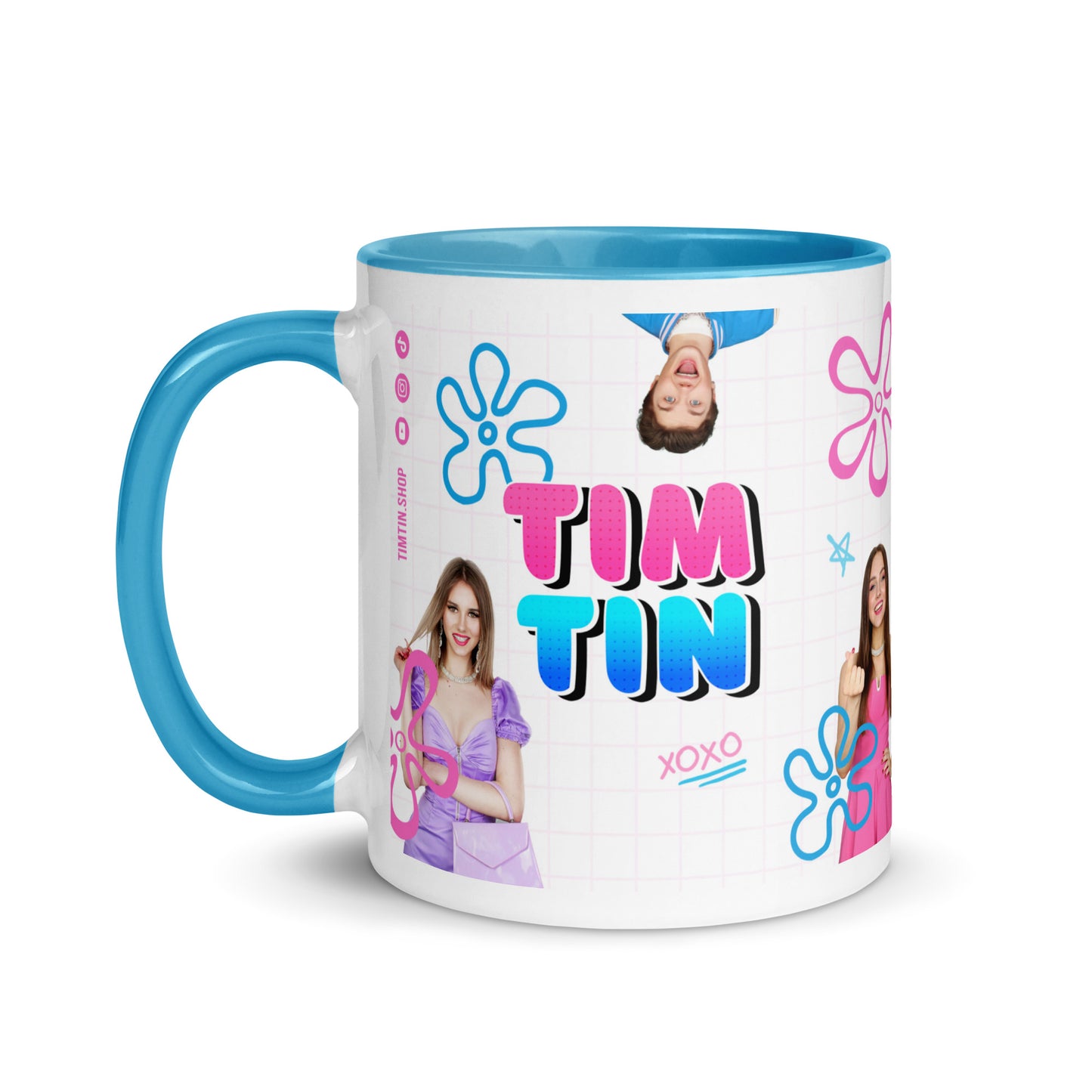 MUG WITH COLOR INSIDE "TIM TIN SCHOOL"