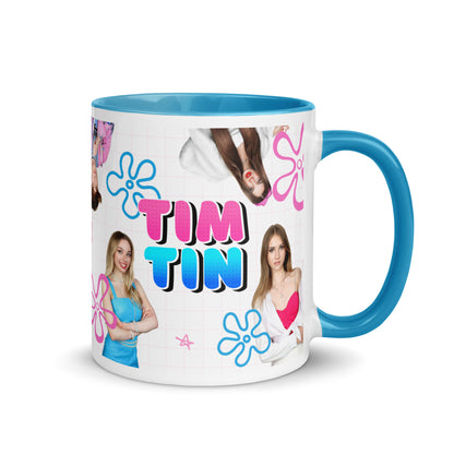 MUG WITH COLOR INSIDE "TIM TIN SCHOOL"