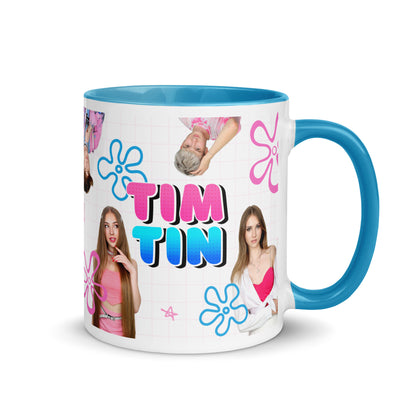 MUG WITH COLOR INSIDE "TIM TIN SCHOOL"