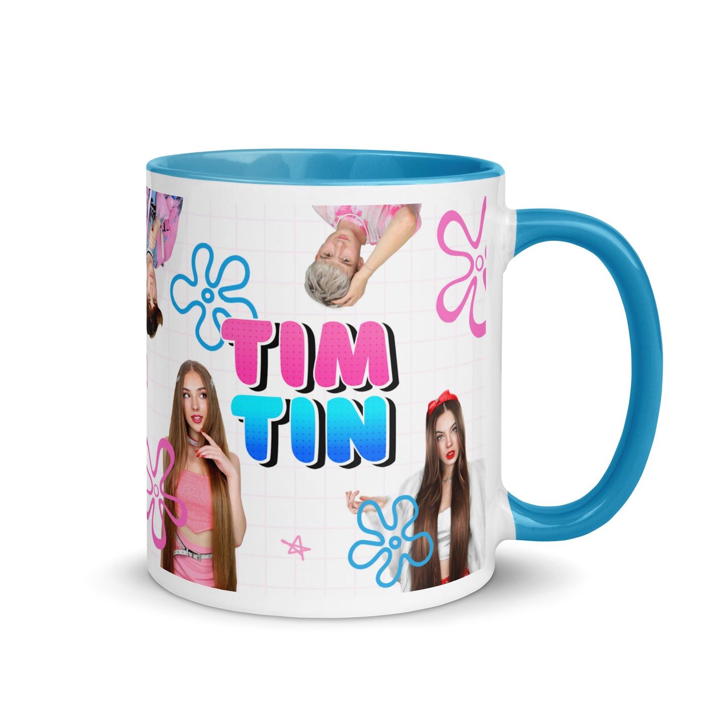 MUG WITH COLOR INSIDE "TIM TIN SCHOOL"