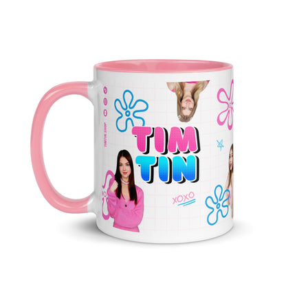 MUG WITH COLOR INSIDE "TIM TIN SCHOOL"