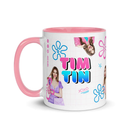 MUG WITH COLOR INSIDE "TIM TIN SCHOOL"