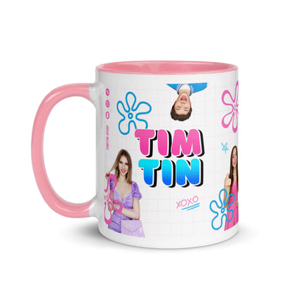 MUG WITH COLOR INSIDE "TIM TIN SCHOOL"