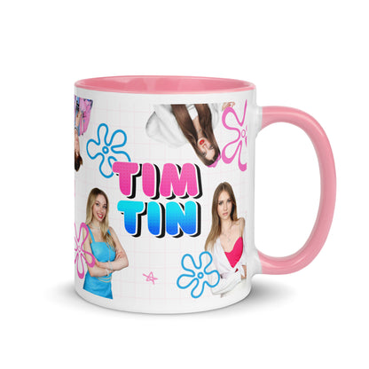 MUG WITH COLOR INSIDE "TIM TIN SCHOOL"