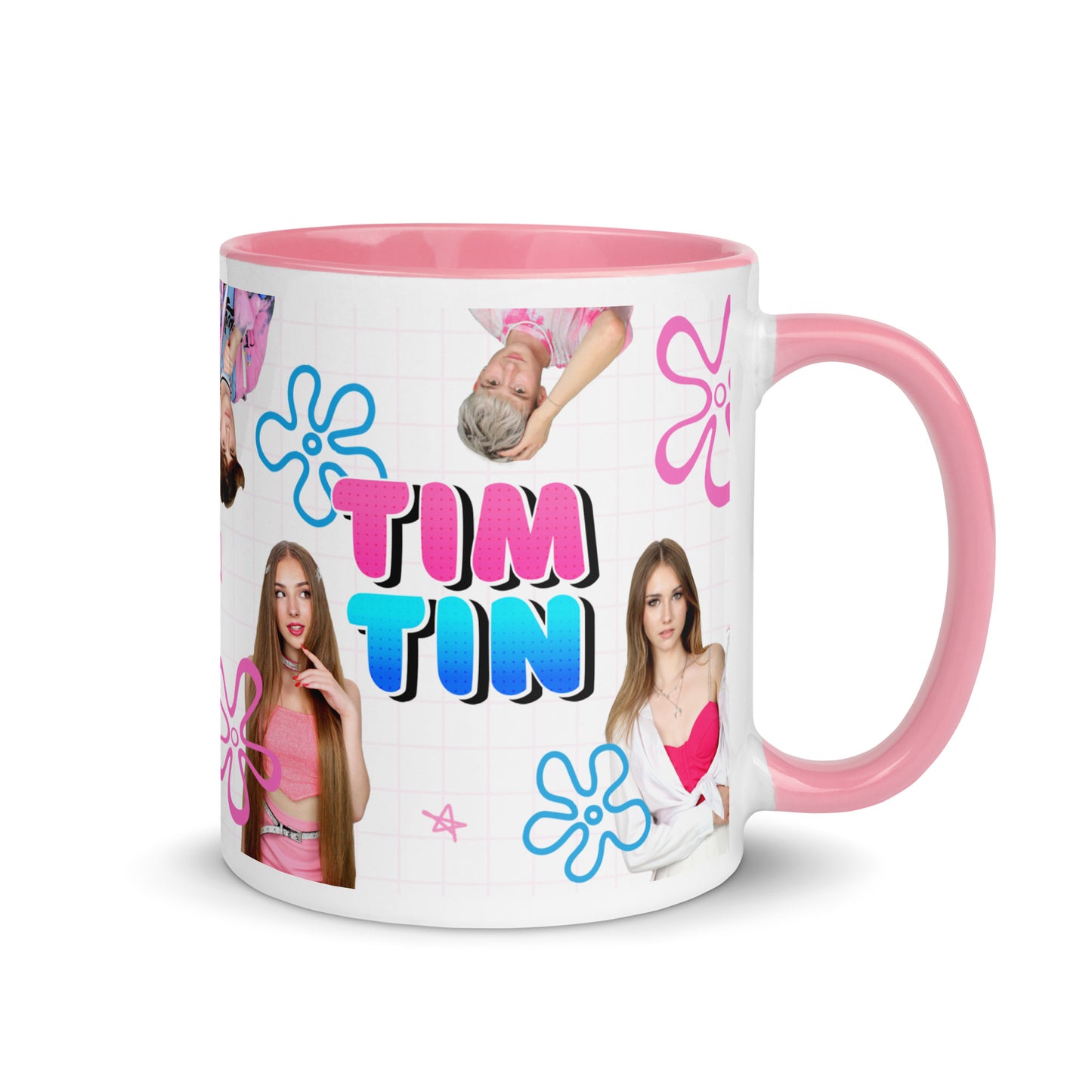 MUG WITH COLOR INSIDE "TIM TIN SCHOOL"